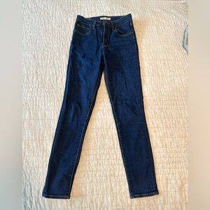 Levi 721 high rise skinny jeans